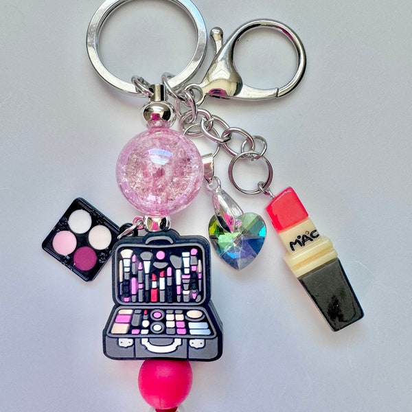 MUA Makeup Artist Bag Clip, Purse Keychain Gift