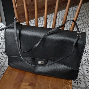 Lässige Schultertasche, Tragetasche aus echtem Leder, Handtasche für jeden Tag