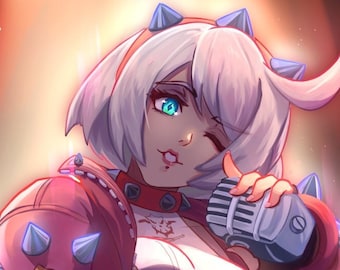 Elphelt Valentine (Guilty Gear STRIVE) A4-afdruk [8 x 11"]
