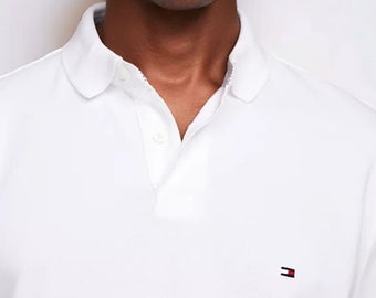 Tommy Hilfiger Polo Shirt - 1985 Classic Fit - Mens Smart Casual Top - Great Gift for Dad or Him