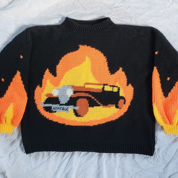 Fanmade Good Omens Devilishly Hot Jumper Crochet Pattern (PDF)