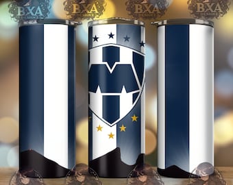 Rayados PNG for skinny tumbler