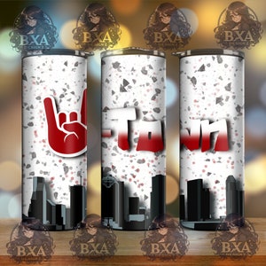 h-town png for sublimation skinny tumbler