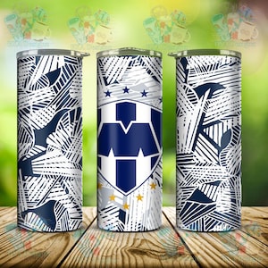 Rayados PNG for Sublimation Skinny Tumbler