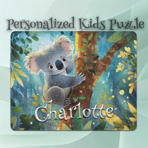 Personalized Koala Puzzle for Kids – Ideal Gift for Boys & Girls – Toddler-Friendly Toy – STEM Learning Puzzle – Learning Made Fun