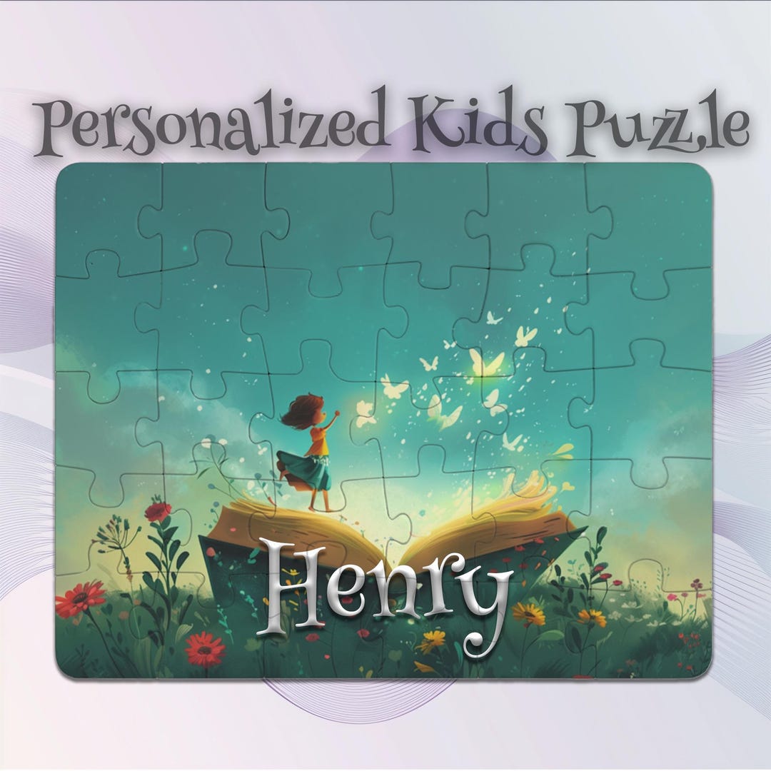 Personalized Story Book Puzzle for Kids – Early Learning Activity ...