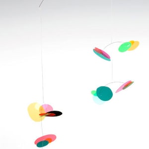 Blossom Baby Modern hanging mobile Rainbow by Pukapuka/modern mobile/baby mobile/kids mobile/best baby mobile/nursery mobile/rainbowmobile image 4