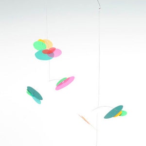 Blossom Baby Modern hanging mobile Rainbow by Pukapuka/modern mobile/baby mobile/kids mobile/best baby mobile/nursery mobile/rainbowmobile image 2