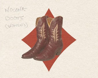 Botas Nocona de los años 40 (para mujer)