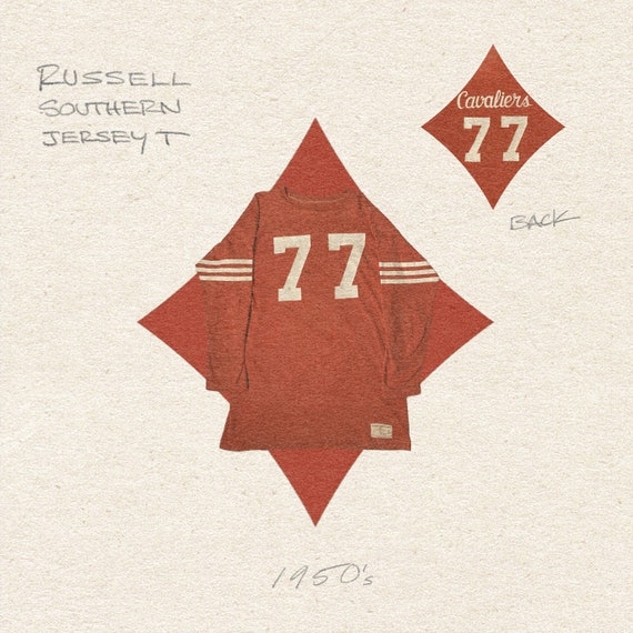 1950s Russell Southern Jersey T-Shirt