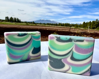 PEPPERMINT DREAM Cold Process Soap, Handmade Artisan Soap