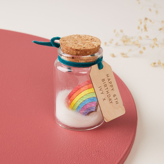 Coume Geschenktüten Für Schüler – 12 Stück, Regenbogenfarben, Aus Vlies, Wiederverwendbar, Ca. 21x21 Cm