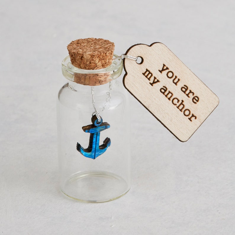 Anchor boyfriend gift, Gifts for Men, Nautical gifts, Anchor Gift, Personalised Sailing, You Are My Anchor, Gift for men, Husband Gift image 2