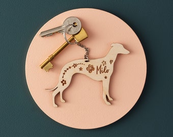 Personalised Dog Keyring - Dog Breed Keyring - Personalized Pet Keyring - Dog Breed Gift - Personalised Keyring - Dog Lover Gift