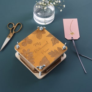 Flower Press - Personalised Gold Leaf Press Children&#39;S Gift - Kids Birthday Gift - Personalised Crafting Gift - Small