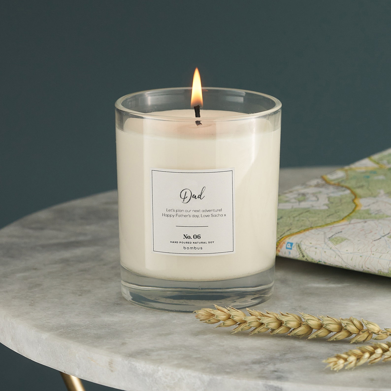 Candles for Him Personalised Fathers Day Candle Gift Luxury Etsy