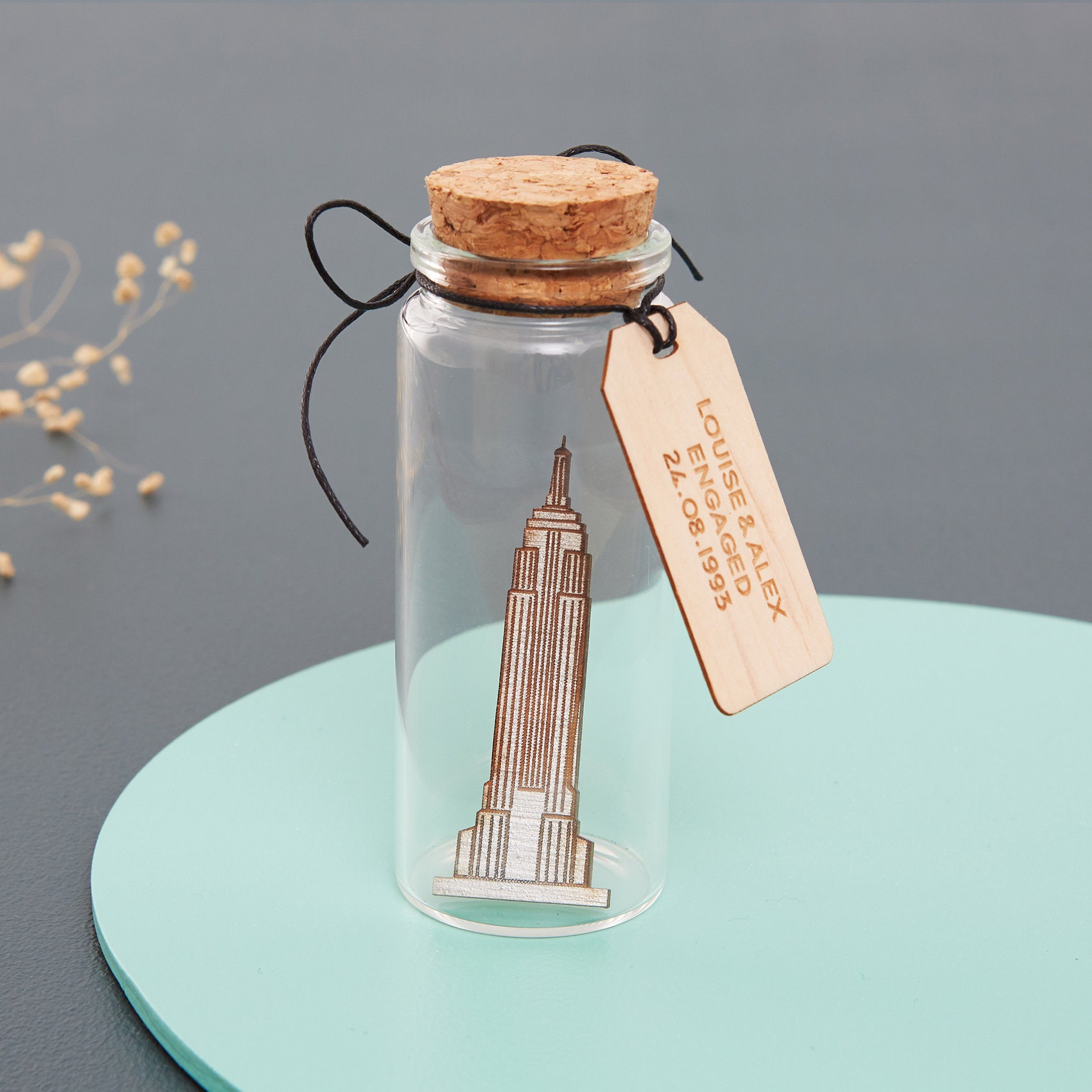 New York City at Night ORNAMENT NYC Skyline Empire State Building Statue of Liberty Travel Souvenir Gift New York City at Night ORNAMENT NYC Skyline Empire State Building Statue of Liberty Travel Souvenir Gift