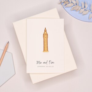 Big Ben London, Romantische Karte für Sie, Reiseliebhaber Karte, Reisegeschenke für Frauen, personalisierte Valentinstagskarte