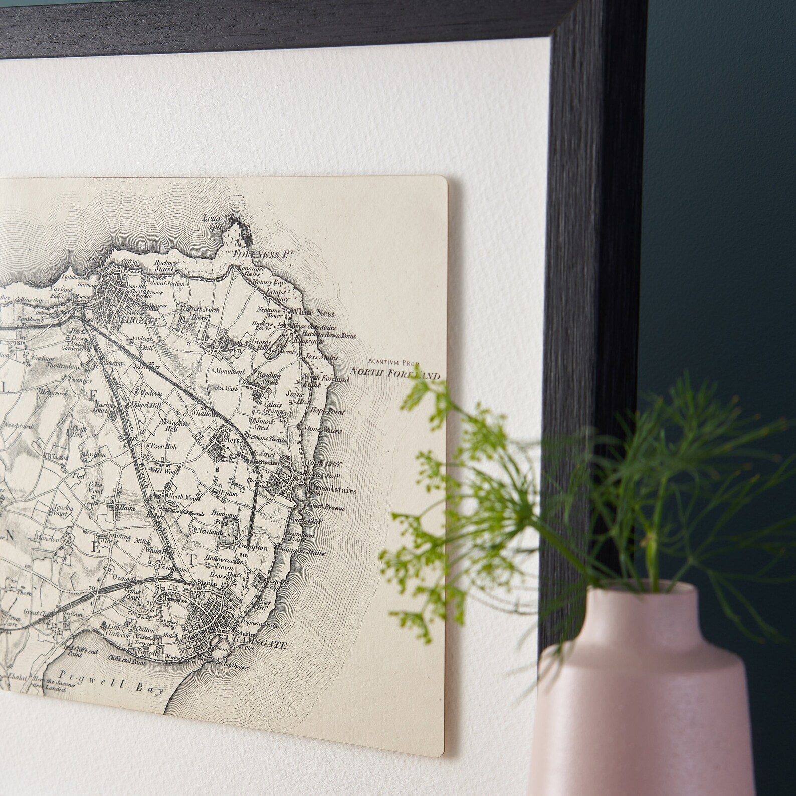 Custom Map Wall Art, Couples Engagement Gift, Black & White