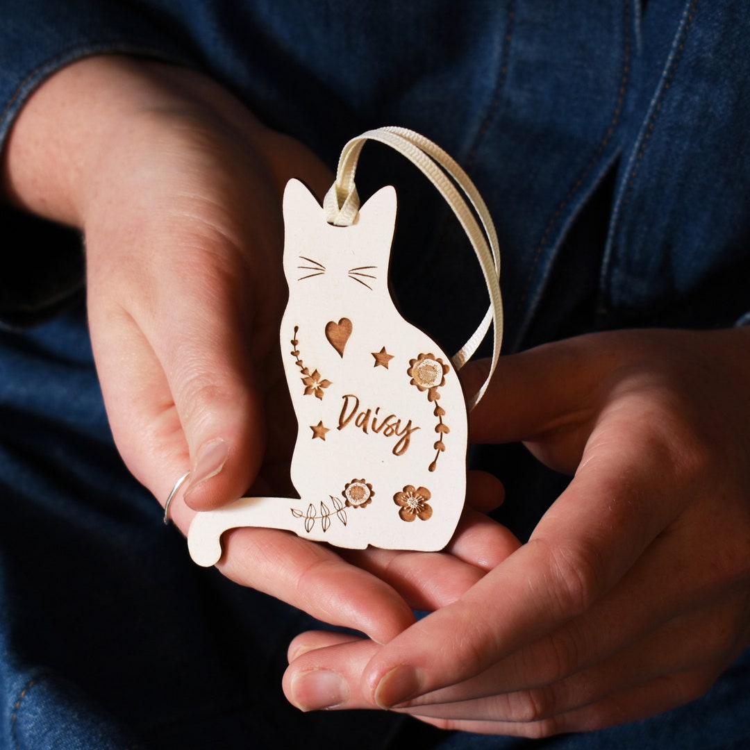 Cat Memorial Gift, Cat Loss Gift, Christmas Decoration Keepsake, Cat Lovers Gift for Women, Gift