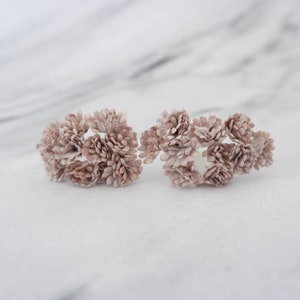 10mm grey paper gypsophila, 1 cm gray paper flowers, paper baby&#39;s breath