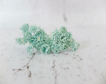 20 10mm mint gypsophila, 1 cm  paper baby's breath