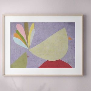 Uccello, decorazione da parete per cameretta, bambini, stampa artistica, illustrazione moderna, poster per nursery, arredamento per cameretta