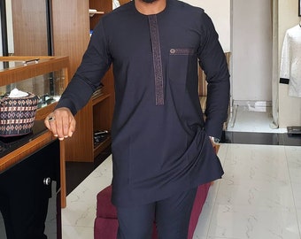 African Mens Wear, African Mens Suit, Agbada For Men, Safari, Senator, Agbada, Dashiki, African mens clothing, African wedding suit