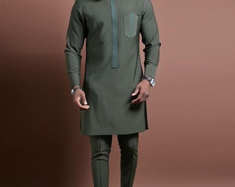 African Mens Wear, African Mens Suit, Agbada For Men, Safari, Senator, Agbada, Dashiki, African mens clothing, African wedding suit