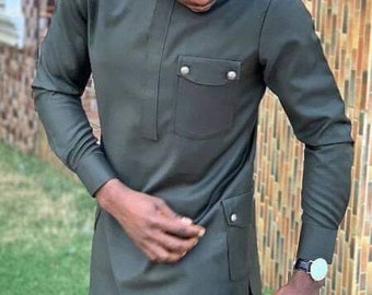 African Mens Wear, African Mens Suit, Agbada For Men, Safari, Senator, Agbada, Dashiki, African mens clothing, African wedding suit