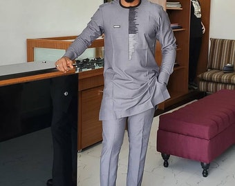 African Mens Wear, African Mens Suit, Agbada For Men, Safari, Senator, Agbada, Dashiki, African mens clothing, African wedding suit