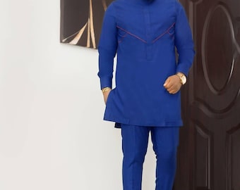 African Mens Wear, African Mens Suit, Agbada For Men, Safari, Senator, Agbada, Dashiki, African mens clothing, African wedding suit