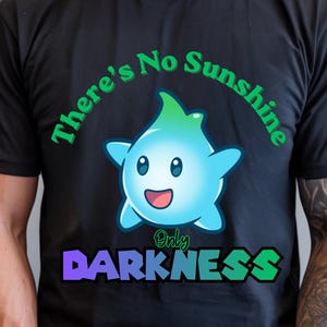 Super Mario Galaxy Lumalee PNG (digital nedladdning) Design för skjorta och tröja bild 1