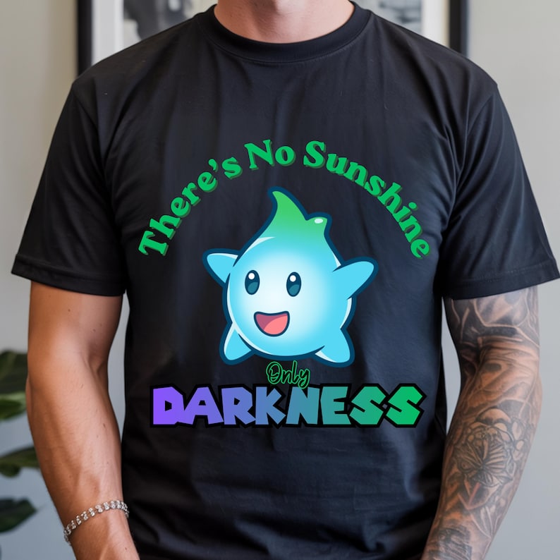 Super Mario Galaxy Lumalee PNG (digital nedladdning) Design för skjorta och tröja bild 1