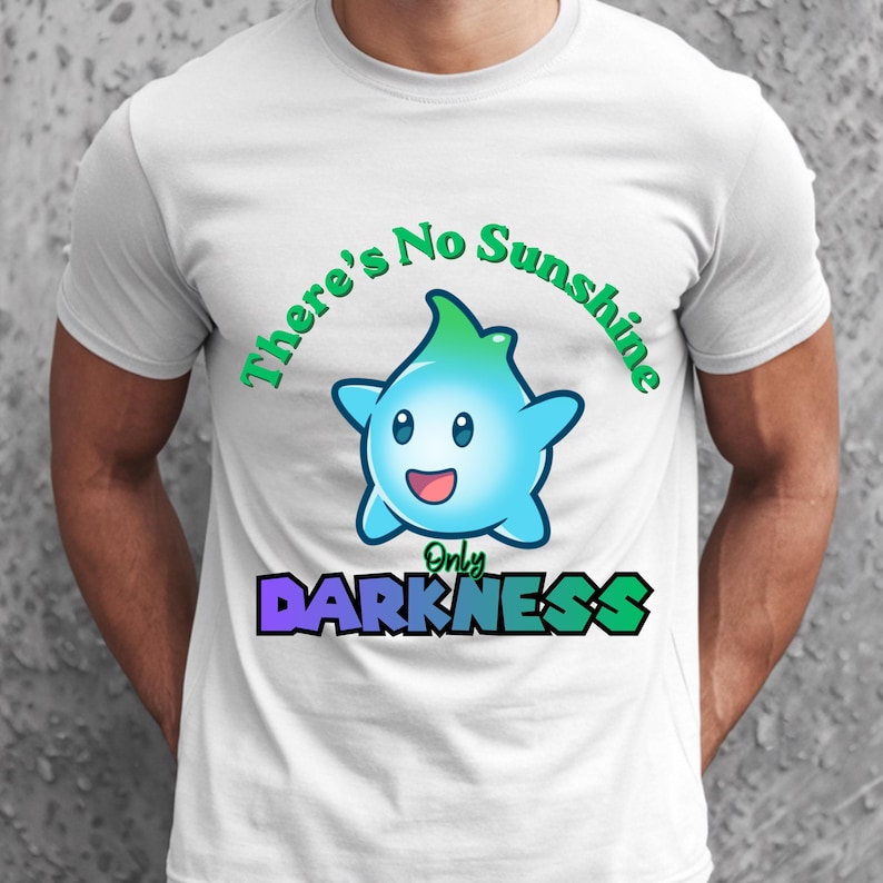 Super Mario Galaxy Lumalee PNG (digital nedladdning) Design för skjorta och tröja bild 3