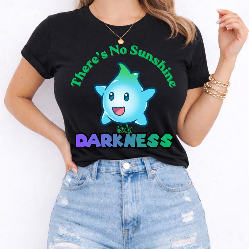 Super Mario Galaxy Lumalee PNG (digital nedladdning) Design för skjorta och tröja bild 2