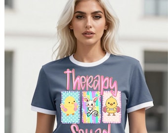 Trendig kokett påskterapigrupp (direktnedladdning) PNG