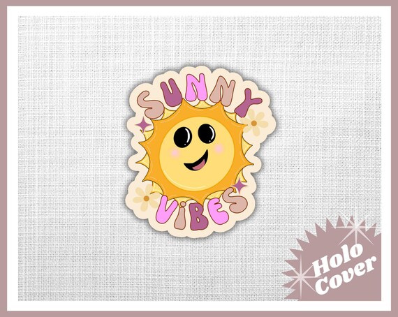 Sunny Vibes - Die Cut Magnet