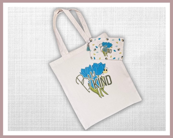 Bee Kind Tote Bag Set