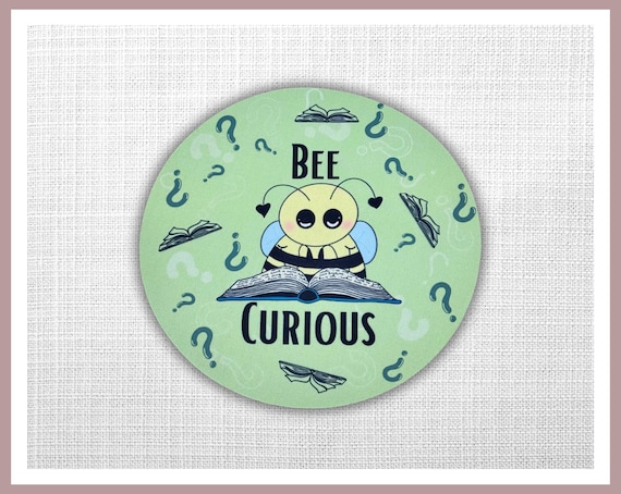 Bee Curious Mouse Pad