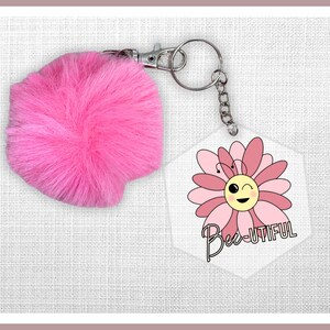 Bee-utiful Acrylic Keychain Set