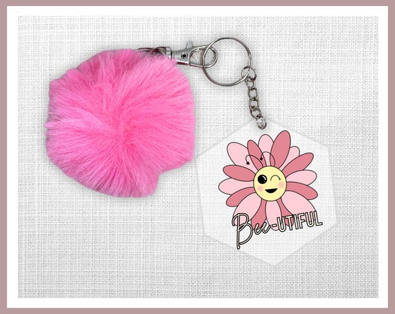 Bee-utiful Acrylic Keychain Set