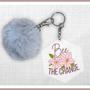 Bee the Change Acrylic Keychain Set