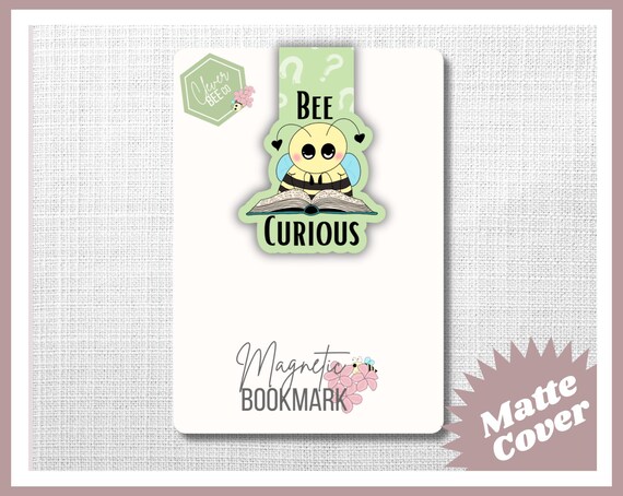 Bee Curious Magnetic Bookmark