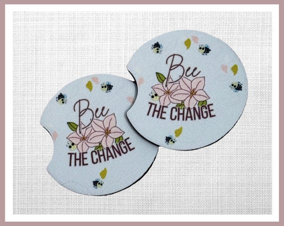 Bee the Change Car Coaster Set