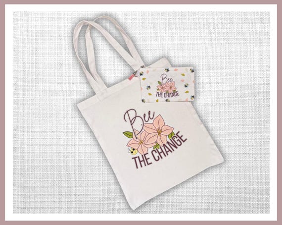Bee the Change Tote Bag Set