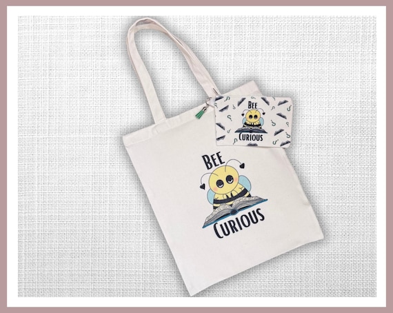 Bee Curious Tote Bag Set