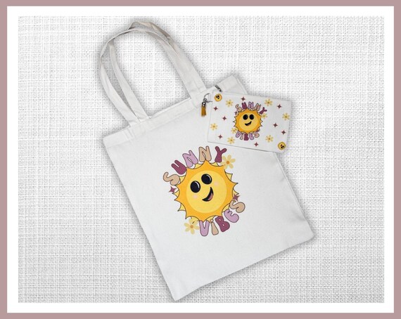 Sunny Vibes Tote Bag Set