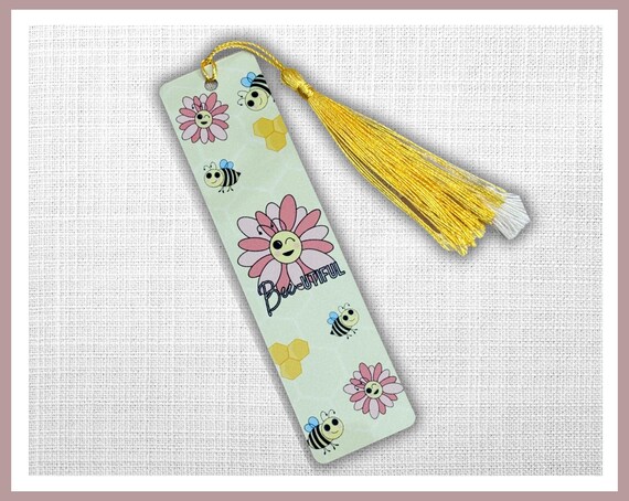 Bee-utiful Metal Bookmark