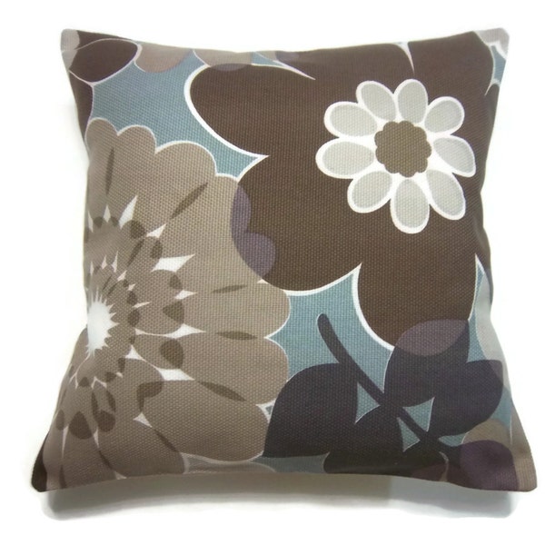 Decorative Pillow Covers Brown Gray Taupe Cadet Blue Lavender 18 x18 inch Toss Throw Accent x